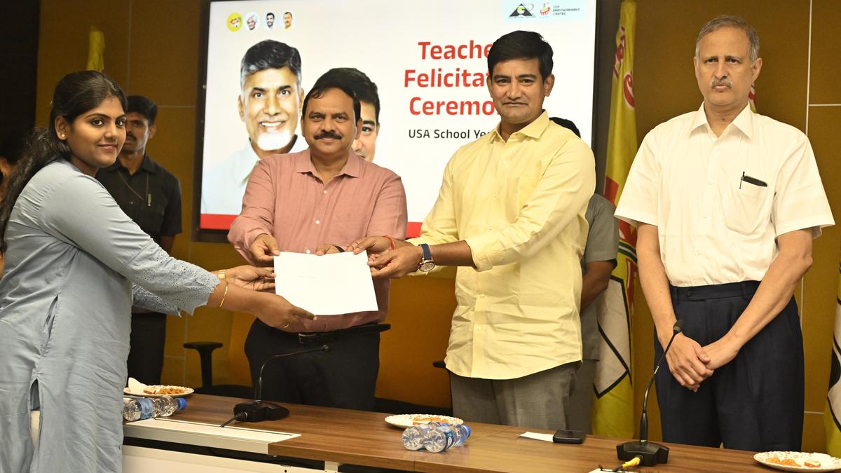 MSME Minister felicitates educators trained by TDP’s NRI wing